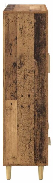 Magasfiú fiókkal Öreg fa 70 x 31 x 115 cm Faanyag