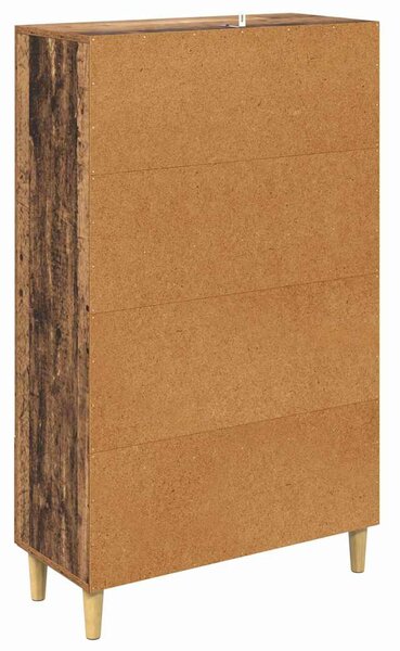 Magasfiú fiókkal Öreg fa 70 x 31 x 115 cm Faanyag