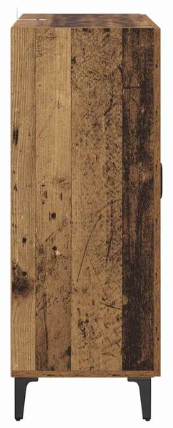 Széf fiókkal Öreg fa 69,5 x 34 x 90 cm Műszaki fa és vas