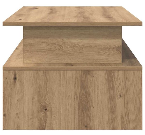 Dohányzóasztal kézműves tölgy 90 x 55 x 42.5 cm Faanyag