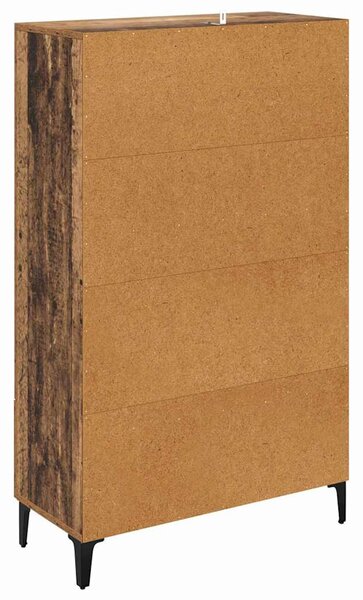 Magasfiú fiókkal Öreg fa 70 x 31 x 115 cm Műszaki fa és vas