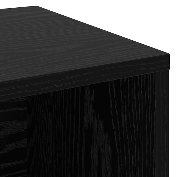 Cipőpad polcokkal Egyéb Musta tammi 103 x 30 x 54.5 cm Faanyag