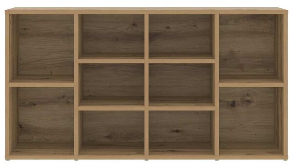 Cipőpad polcokkal kézműves tölgy 103 x 30 x 54.5 cm Faanyag