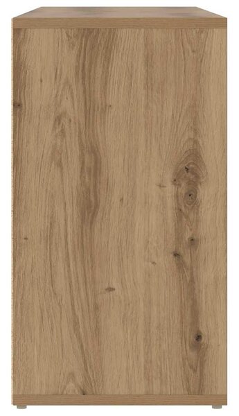 Cipőpad polcokkal kézműves tölgy 103 x 30 x 54.5 cm Faanyag