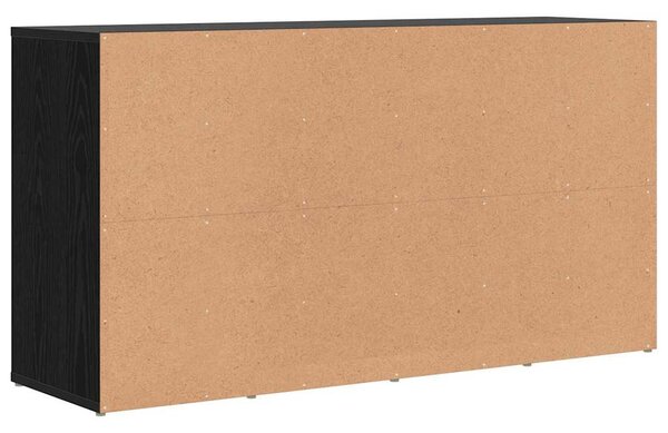 Cipőpad polcokkal Egyéb Musta tammi 103 x 30 x 54.5 cm Faanyag