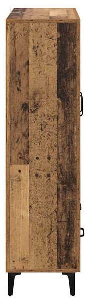 Magasfiú fiókkal Öreg fa 70 x 31 x 115 cm Műszaki fa és vas