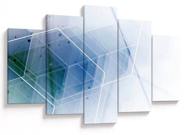 Kép - Geometriai formák (150x105 cm)