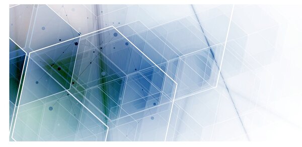 Kép - Geometriai formák (120x50 cm)