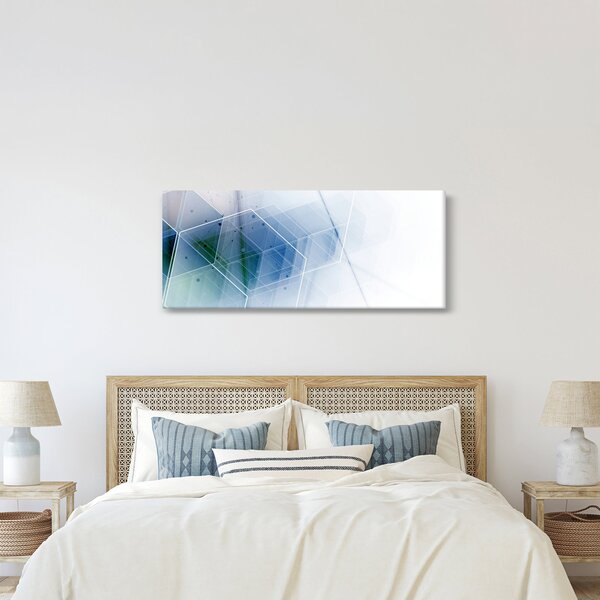 Kép - Geometriai formák (120x50 cm)