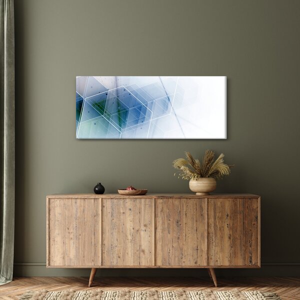Kép - Geometriai formák (120x50 cm)