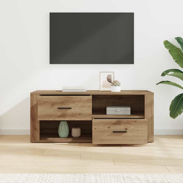 TV szekrény 100 x 35 x 40 cm Artisan tölgy Faanyag