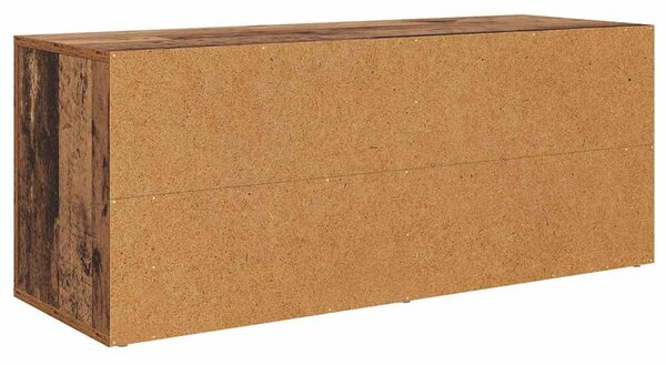 TV szekrény fiókkal Öreg fa 100 x 35 x 40 cm Faanyag