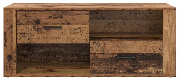 TV szekrény fiókkal Öreg fa 100 x 35 x 40 cm Faanyag