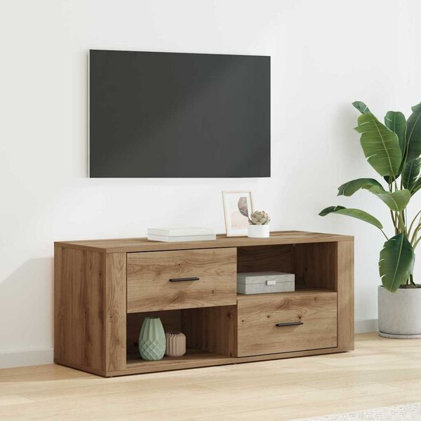 TV szekrény 100 x 35 x 40 cm Artisan tölgy Faanyag