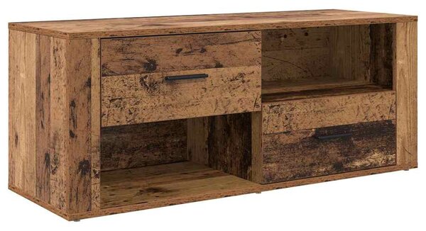 TV szekrény fiókkal Öreg fa 100 x 35 x 40 cm Faanyag