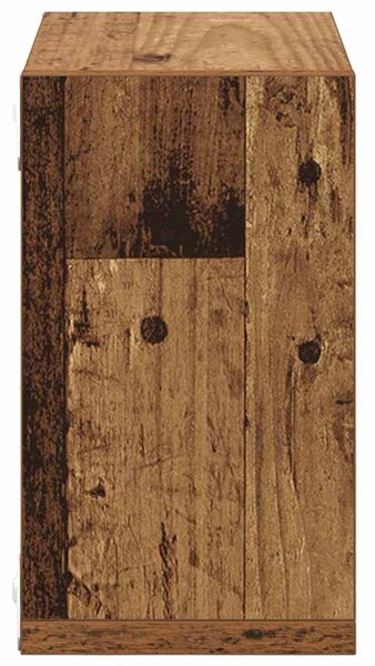 Fali Polcok polcokkal 2 pcs Régi fa 26 x 15 x 26 cm Faanyag
