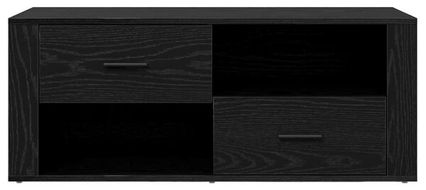 TV szekrény 100 x 35 x 40 cm Fekete tölgy Szerelt Fa