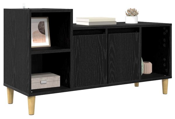 TV szekrény Fekete tölgy 100 x 35 x 55 cm Faanyag