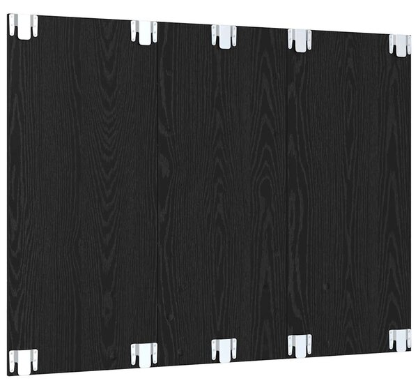 Fali TV Szekrény Musta tammi 120 x 23.5 x 90 cm Faanyag