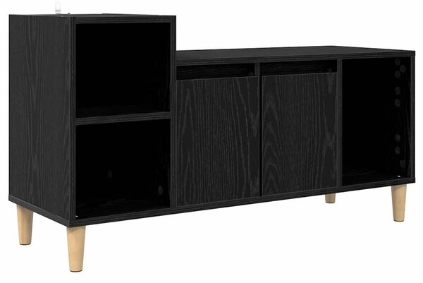 TV szekrény Fekete tölgy 100 x 35 x 55 cm Faanyag
