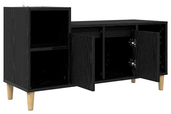 TV szekrény Fekete tölgy 100 x 35 x 55 cm Faanyag