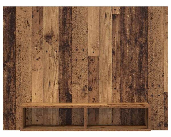 TV szekrény garnitúra Öreg fa 120 x 23,5 x 90 cm Faanyag