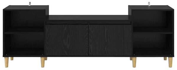 TV szekrény Fekete tölgy 160 x 35 x 55 cm Faanyag