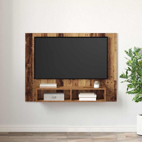 TV szekrény garnitúra Öreg fa 120 x 23,5 x 90 cm Faanyag