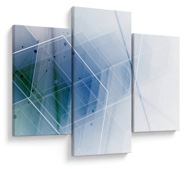 Kép - Geometriai formák (90x60 cm)