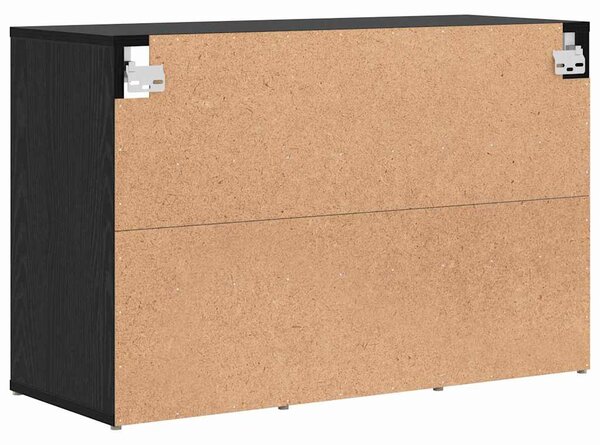 Cipősszekrény polcokkal Musta tammi 77.5 x 30 x 51 cm Faanyag