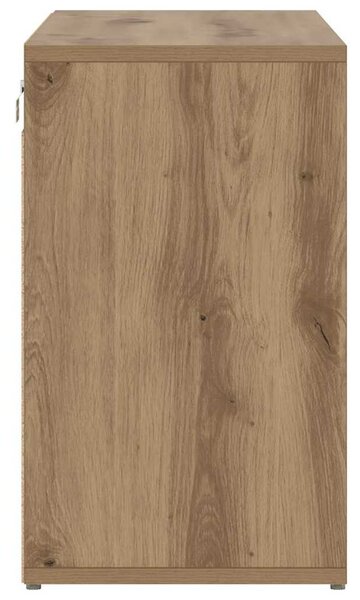 Cipősszekrény kézműves tölgy 77.5 x 30 x 51 cm Faanyag