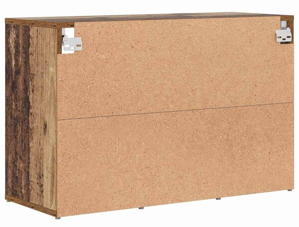 Cipősszekrény polcokkal Régi fa 77.5 x 30 x 51 cm Faanyag