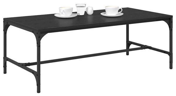 Dohányzóasztal Fekete tölgy 100 x 50 x 35 cm Faanyag
