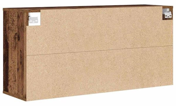 Cipősszekrény polcokkal Régi fa 103 x 30 x 51 cm Faanyag