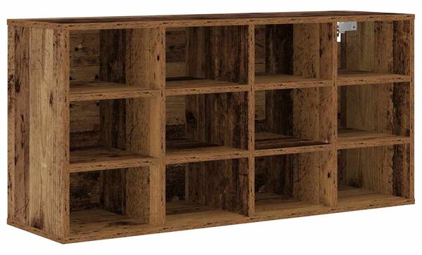 Cipősszekrény polcokkal Régi fa 103 x 30 x 51 cm Faanyag