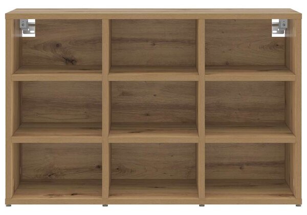 Cipősszekrény kézműves tölgy 77.5 x 30 x 51 cm Faanyag