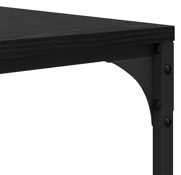 Dohányzóasztal Fekete tölgy 100 x 50 x 35 cm Faanyag