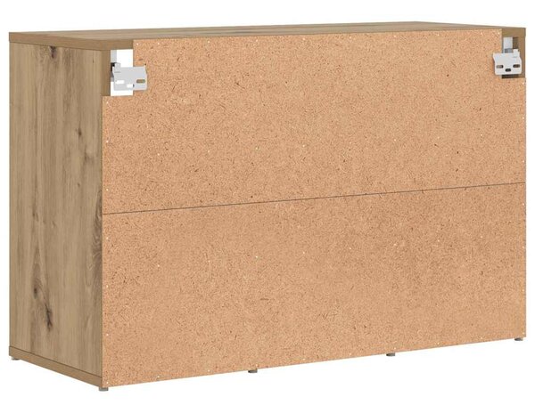 Cipősszekrény kézműves tölgy 77.5 x 30 x 51 cm Faanyag