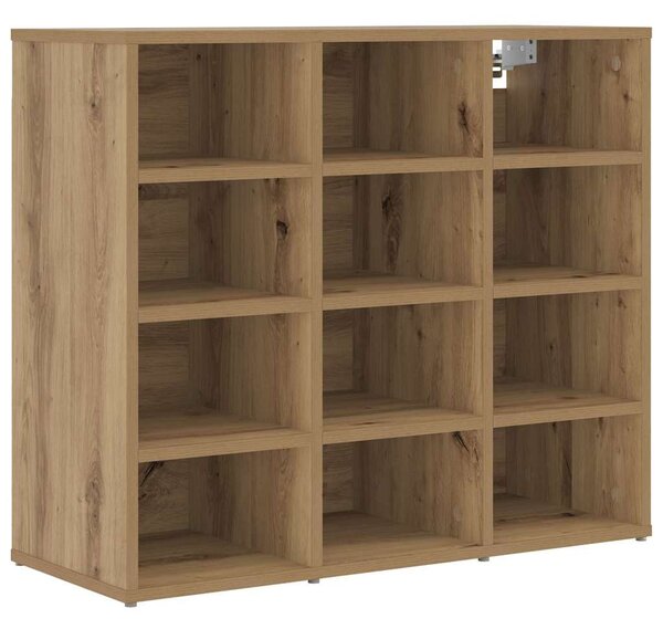 Cipősszekrény kézműves tölgy 77.5 x 30 x 67 cm Faanyag