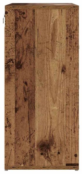 Cipősszekrény polcokkal Régi fa 77.5 x 30 x 67 cm Faanyag