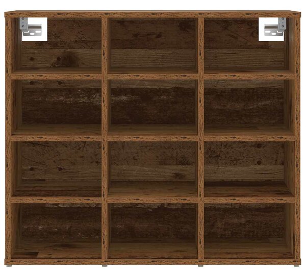 Cipősszekrény polcokkal Régi fa 77.5 x 30 x 67 cm Faanyag