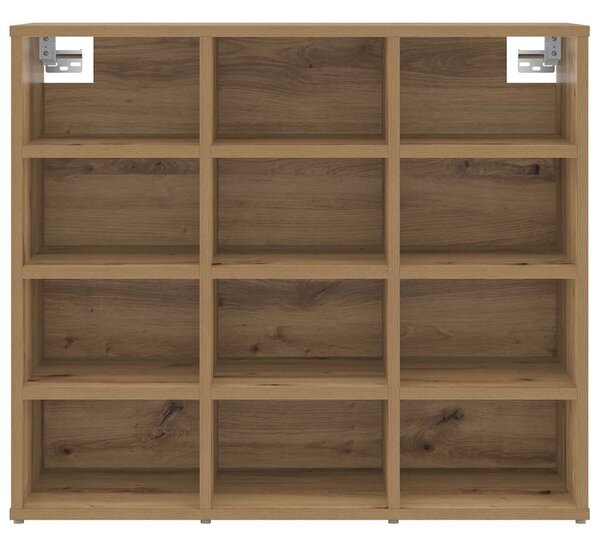 Cipősszekrény kézműves tölgy 77.5 x 30 x 67 cm Faanyag