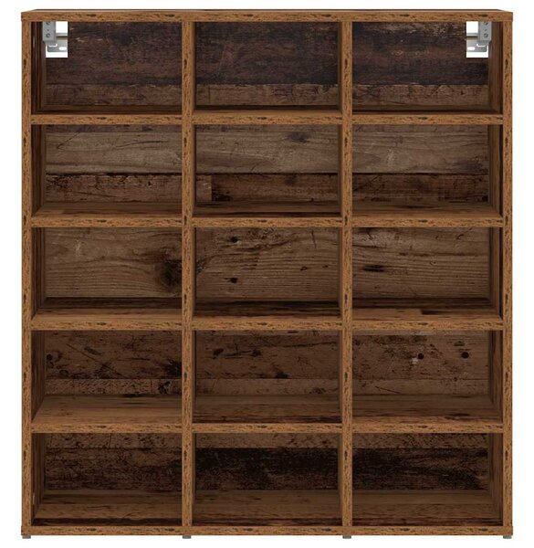 Cipősszekrény polcokkal Régi fa 77.5 x 30 x 83.5 cm Faanyag