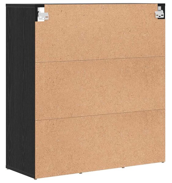 Cipősszekrény polcokkal Musta tammi 77.5 x 30 x 83.5 cm Faanyag