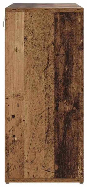 Cipősszekrény polcokkal Régi fa 103 x 30 x 67 cm Faanyag