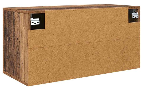 Fali TV Szekrény Régi fa 80 x 34.5 x 40 cm Faanyag