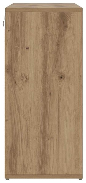 Cipősszekrény polcokkal kézműves tölgy 103 x 30 x 67 cm Faanyag