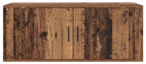 Fali TV Szekrény Öreg fa 100 x 34,5 x 40 cm Faanyag