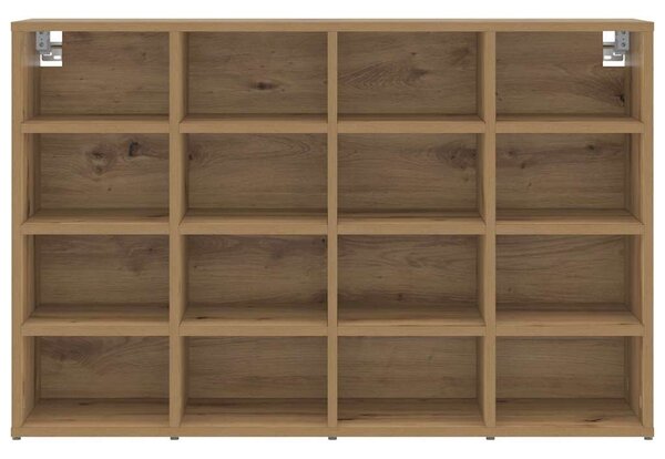 Cipősszekrény polcokkal kézműves tölgy 103 x 30 x 67 cm Faanyag