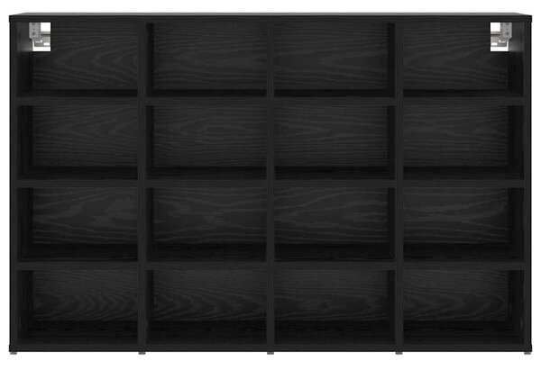 Cipősszekrény polcokkal Musta tammi 103 x 30 x 67 cm Faanyag